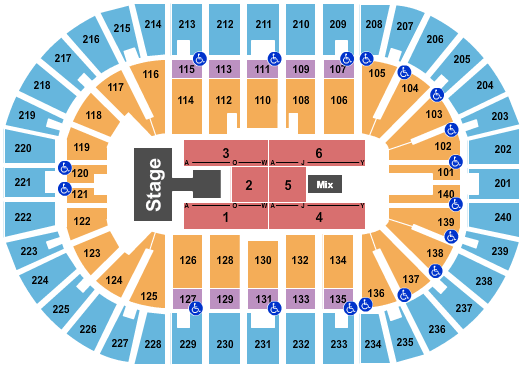 Heritage Bank Center New Edition Seating Chart